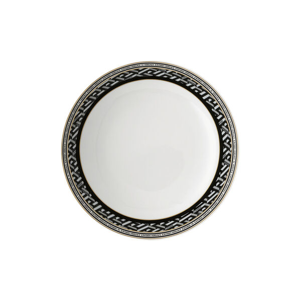 Plate 22 cm deep, signature black, Rosenthal x Versace