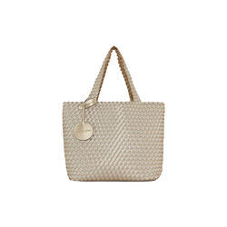 Braided Shopper, platin silver, Ilse Jacobsen Hornb&aelig;k