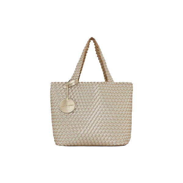 Braided Shopper, platin silver, Ilse Jacobsen Hornb&aelig;k