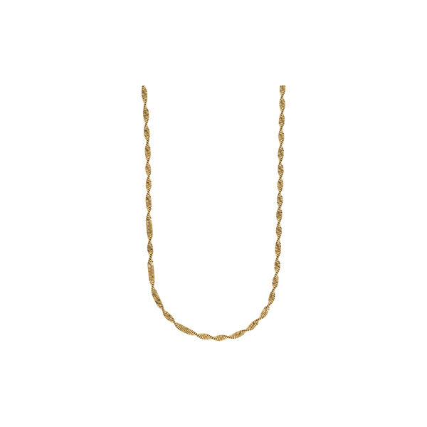 Alex - Twisted Snake Chain halskjede, gull, timi of Sweden