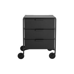 MOBIL MAT kommde med skuffer, black mat MOBIL MAT kommde med skuffer, black mat, Kartell