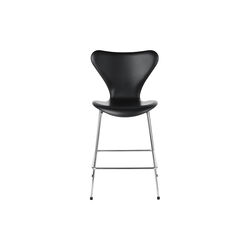 Serie 7&trade; 3187 fullpolstret barstol, sort, Fritz Hansen