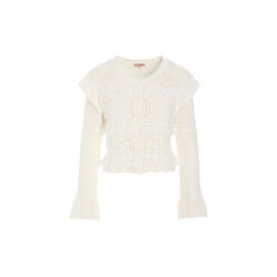 Sienna Knit Cardigan, vanilla, HUNK&Oslash;N