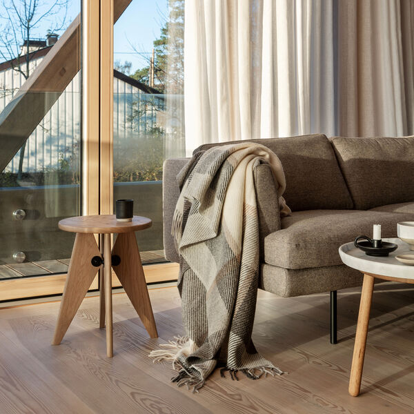 Myrull Pledd, Natural, Røros Tweed