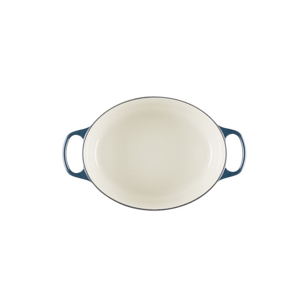Signature st&oslash;pejern oval gryte &Oslash; 31 cm, nuit, Le Creuset