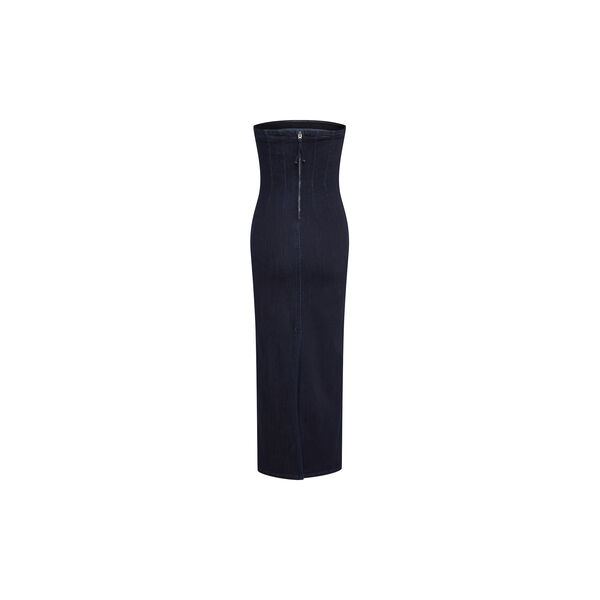 AyoMW 158  Denim Dress, dark blue un-wash, My Essential Wardrobe