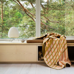 Bislett Pledd, Peach/Pistachio, R&oslash;ros Tweed