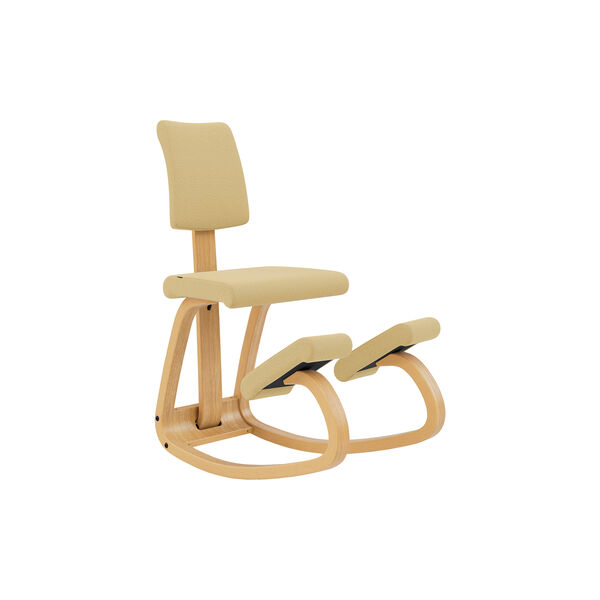 Variable&trade; Plus, yellow tonal 62156/light brown wood, Varier Furniture