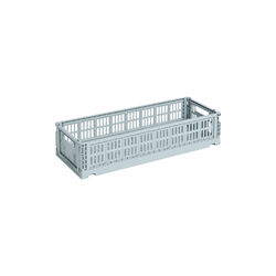 HAY Colour Crate Mini Oblong, dusty blue, HAY