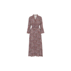 Sally Long Dress, bordeaux flower, Americandreams