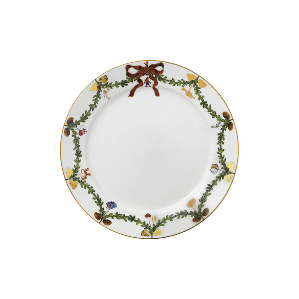 Stjerne Riflet Jul tallerken, Royal Copenhagen