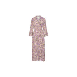 Sally Long Dress, lilac white flower, Americandreams