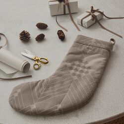 CHRISTMAS&nbsp;julesokk, deep red, Georg Jensen Damask