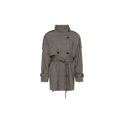 GZavic midi HT jacket, brown/green houndstooth, Gestuz