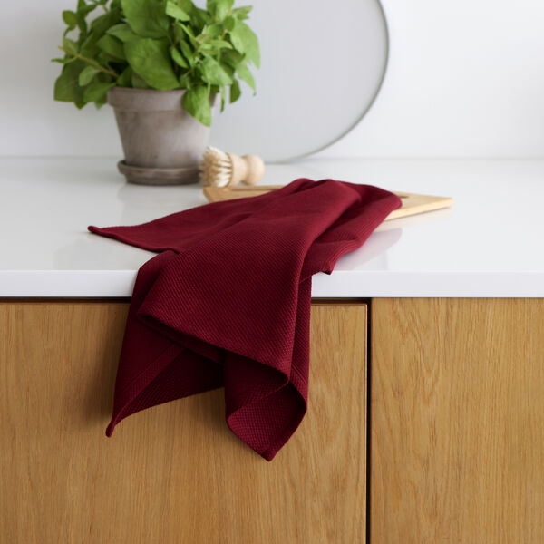 Diamond kjøkkenhåndkle, rød, Bastian