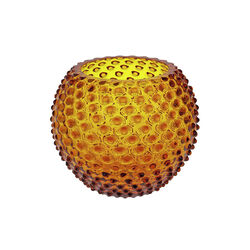 Hobnail Vase 1,8 l, amber, Klimchi