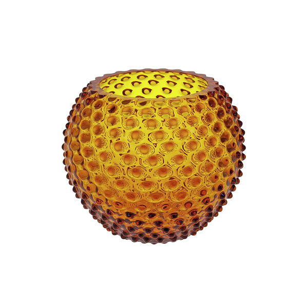 Hobnail Vase 1,8 l, amber, Klimchi