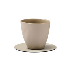 Serene glassbrikke Circle, cream, LIND DNA