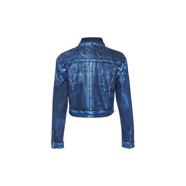 AspenMW 153 Short Jacket, dark blue w. blue glitter, My Essential Wardrobe