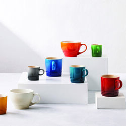 Jumbo kaffekopp, bleu riviera, Le Creuset