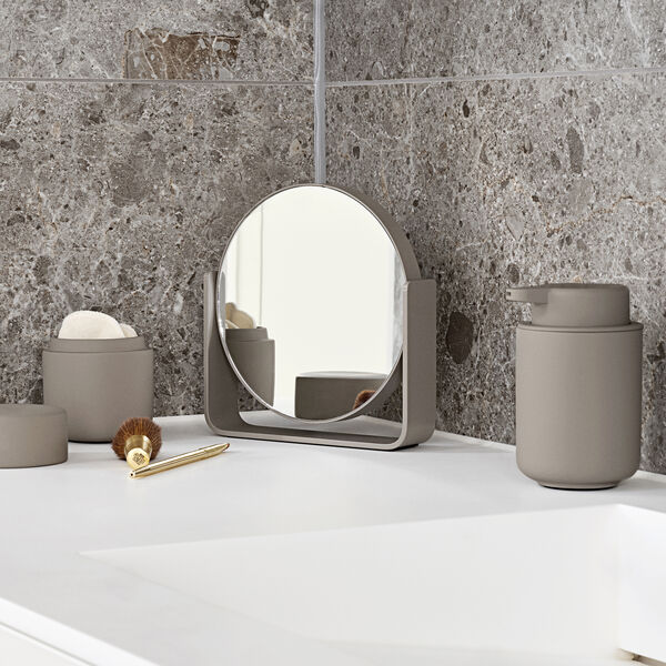 Bordspeil med 5x forstørrelse ume, taupe, Zone Denmark