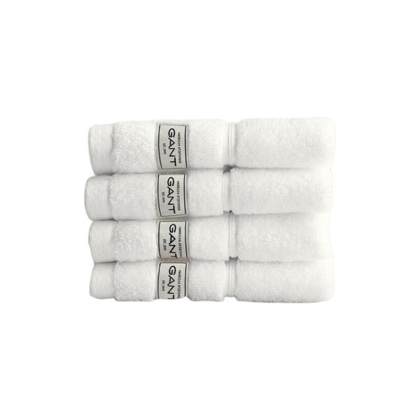 4-Pack Premium Towels 30X30, white 4-Pack Premium Towels 30X30, white, Gant