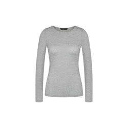 Beauty Layers LSL Top Wool, medium grey melange, Triumph