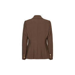 6801RDFComfyEloise blazer, chocolat, RUE de FEMME