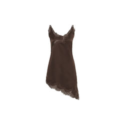 MWBrenda Lace Dress, dark brown, My Essential Wardrobe