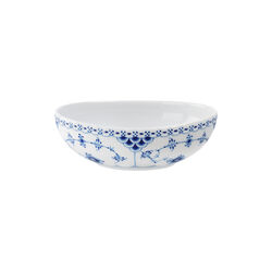 Musselmalt Halvblonde oval skål
