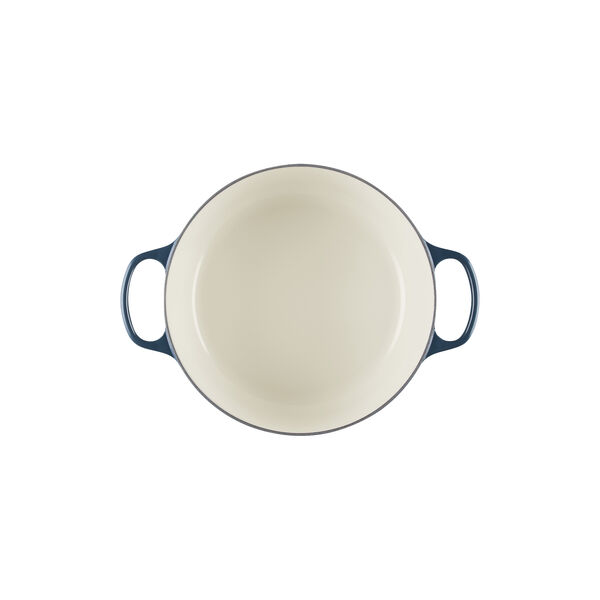 Signature st&oslash;pejern rund gryte &Oslash; 28 cm, nuit, Le Creuset