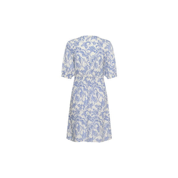 BenetePW Dress, blue dot paisley print, Part Two