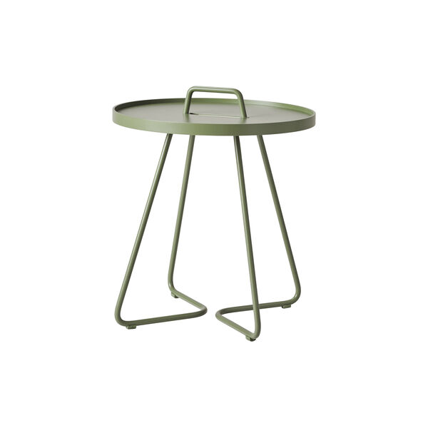 On-the-move sidebord, olive green, Cane-line