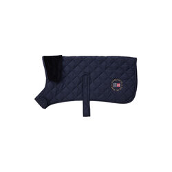 Dog Quilted Jacket L, dark blue, Lexington