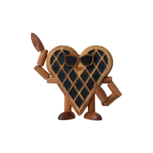 Wendy Waffle Wooden trefigur Wendy Waffle Wooden trefigur, Spring Copenhagen