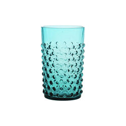 Hobnail Glass 20 cl, aquamarine, Klimchi