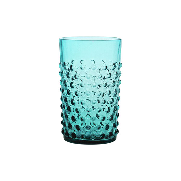 Hobnail Glass 20 cl, aquamarine, Klimchi