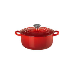 Signature rund gryte Ø 20 cm, cerise, Le Creuset