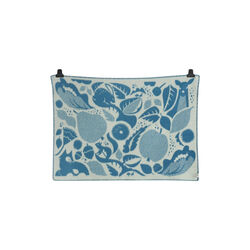 Skovbund Halvpledd, Blue/Natural, R&oslash;ros Tweed