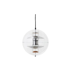 VP Globe pendel, brushed aluminium, &Oslash; 40 cm, Verpan
