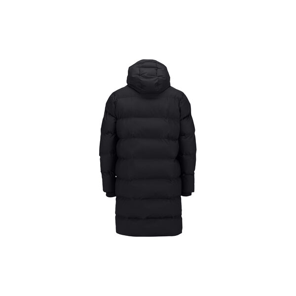 Long puffer jakke, black, Rains
