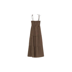 GigiRS Dress, brown stripe, R&eacute;sum&eacute;