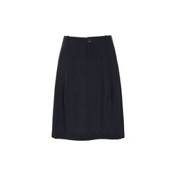 Lazy Linen Pleated Skirt, black, BITTE KAI RAND