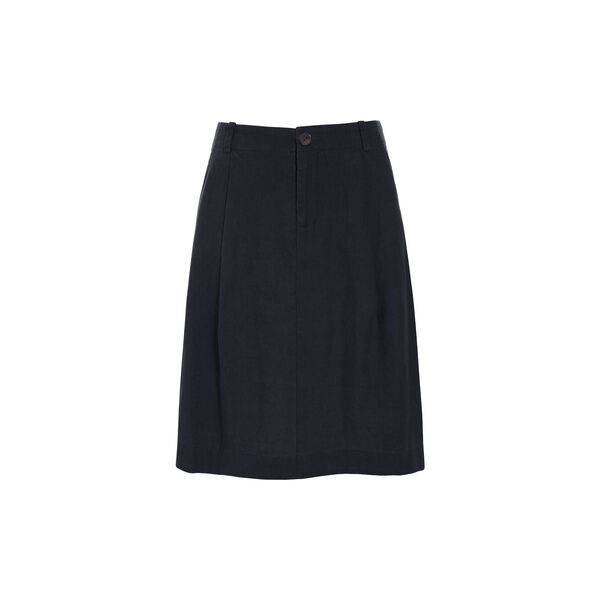 Lazy Linen Pleated Skirt, black, BITTE KAI RAND