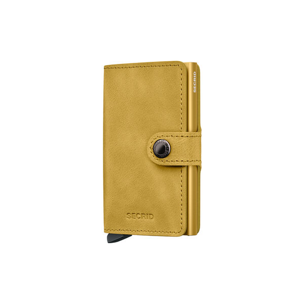 Miniwallet - Lommebok med kortholder, yellow, Secrid