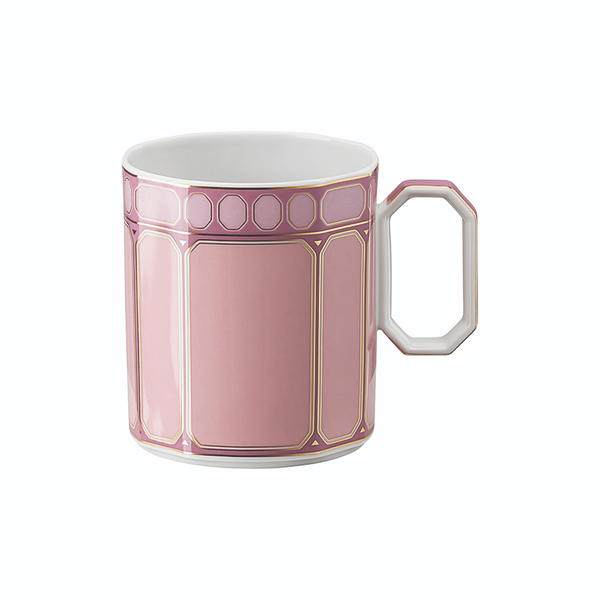 Signum Krus med h&aring;ndtak, rose, Rosenthal x Swarovski