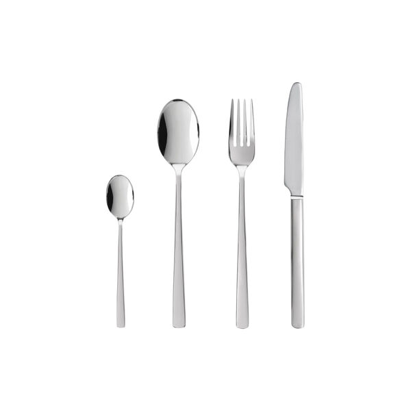 Essentials Pure Bestikssett | 16 deler | Blankt st&aring;l, Gense