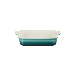 Heritage rektangul&aelig;rt fat 32 cm, bleu riviera, Le Creuset