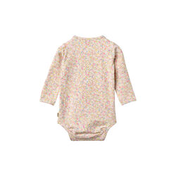 Body L/S Liv, blush flower meadow, Wheat