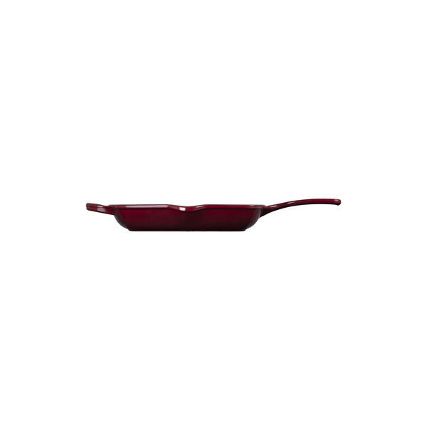 Signature st&oslash;pejern kvadratisk grillpanne 26 cm, garnet, Le Creuset